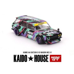 1:64 Масштабная модель Datsun KAIDO 510 Wagon "HKS" V1