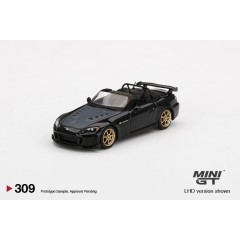 1:64 Масштабная модель Mini GT Mijo Exclusive Honda S2000 Mugen Convertible Berlina Black
