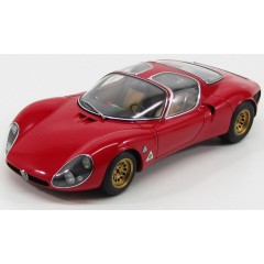 1:18 Масштабная модель Alfa Romeo Tipo 33 Stradae Prototype 1967 Red