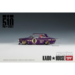 1:64 Масштабная модель KaidoHouse Datsun 510 Pro Street Purple