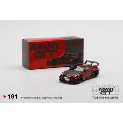 1:64 Масштабная модель LB Silhouette Works GT Nissan 35GT RR Ver1 Red