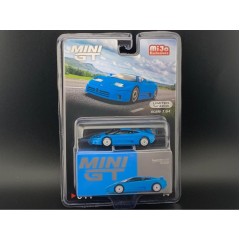 1:64 Масштабная модель Mini GT Bugatti EB110 GT Blu Bugatti Blue