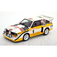 1:18 Масштабная модель Audi Sport Quattro S1 Rally Monte Carlo 1986 #6 H.Mikkola/A.Hertz