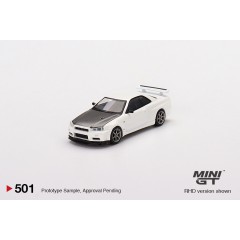 1:64 Масштабная модель Nissan Skyline GT-R (R34) V-Spec II N1 White
