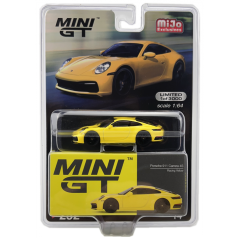 1:64 Масштабная модель PORSCHE 911 (992) CARRERA S YELLOW