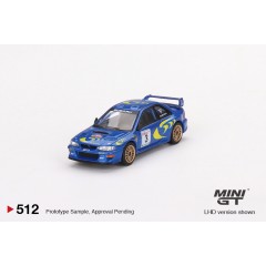 1:64 Масштабная модель SUBARU Impreza WRC97 #3 (winner Rally Sanremo 1997), blue
