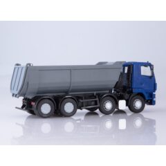 1:43 Масштабная модель МАЗ-6516 самосвал, U-образный кузов (синий/серый)