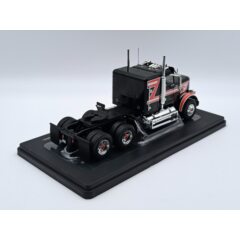 1:43 Масштабная модель седельный тягач FREIGHTLINER FLC 120 64 T со спальником 1977 Black/Red