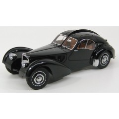 1:18 Масштабная модель Bugatti 57SC Atlantic 1938 (в комплекте белые перчатки) (black)