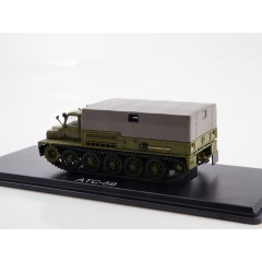 1:43 Масштабная модель Артиллерийский гусеничный тягач АТС-59