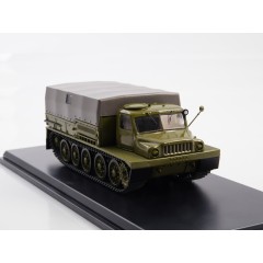 1:43 Масштабная модель Артиллерийский гусеничный тягач АТС-59