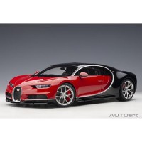 1:12 Масштабная модель Bugatti Chiron (red/black)
