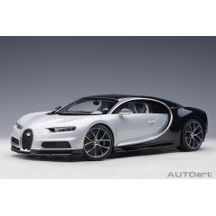 1:12 Масштабная модель Bugatti Chiron (white/blue)