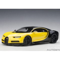 1:18 Масштабная модель Bugatti Chiron 2017 (yellow / black)