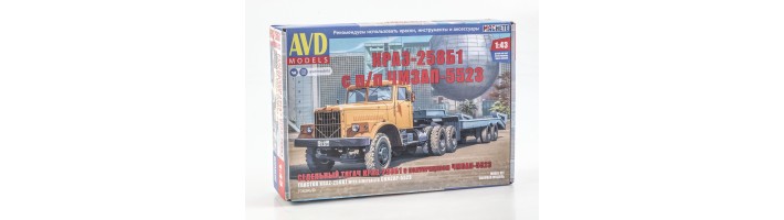 КРАЗ-258Б1 с полуприцепом ЧМЗАП-5523 от AVD Models!