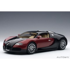 1:18 Масштабная модель Bugatti EB 16.4 Veyron production car #001 (black/red)