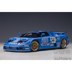 1:18 Масштабная модель Bugatti EB110 LM Le Mans 24h 1994 # 34