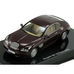 1:43 Масштабная модель Bugatti EB118 Geneva (2000) Dark Red Metallic