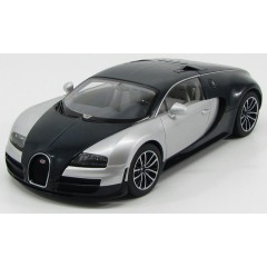 1:18 Масштабная модель Bugatti Veyron Super Sport 16.4 2010 Dark Blue / Silver White Dorrs & Panels