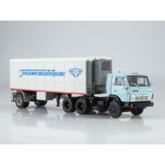 1:43 Масштабная модель КАМАЗ-54112 с полуприцепом Alka-N13CH "Главмежавтотранс"