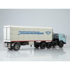 1:43 Масштабная модель КАМАЗ-54112 с полуприцепом Alka-N13CH "Главмежавтотранс"