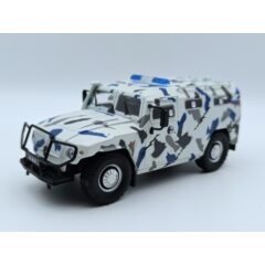 1:43 Автолегенды СССР. Милиция №10 - ГАЗ-233036 «Тигр» СПМ-2