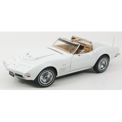1:18 Масштабная модель Chevrolet Corvette 1970 Classis White