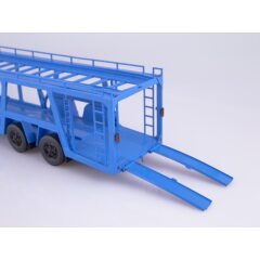 1:43 Масштабная модель МАЗ-5432 с полуприцепом-автовозом 934410 (А908)