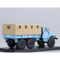 1:43 Масштабная модель 375Д бортовой с тентом (голубой)
