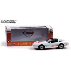 1:18 Масштабная модель CHEVROLET Corvette C4 Challenge Race Car 1988 White with Orange Stripes