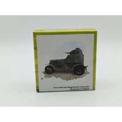 1:100 Сборная модель Польский бронеавтомобиль Wz. 34 с пулемётом Hotchkiss