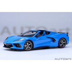 1:18 Масштабная модель Chevrolet Corvette C8 Stingray Z51 - 2020 (rapid blue)