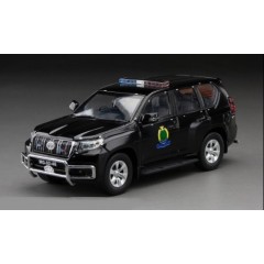 1:43 Масштабная модель TOYOTA Land Cruiser Prado 4x4 "Macau Correctional Service Bureau" (служба исполнения наказаний Макао) 2018