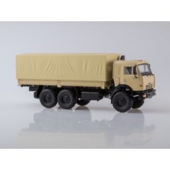 1:43 Масштабная модель КАМАЗ-43118 6x6 бортовой с тентом