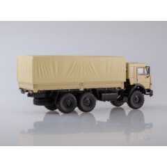 1:43 Масштабная модель КАМАЗ-43118 6x6 бортовой с тентом