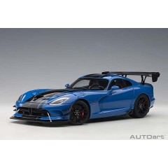 1:18 Масштабная модель Dodge Viper ACR 2017 (competition blue/black stripes)