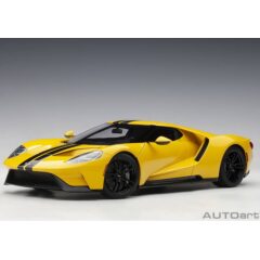 1:18 Масштабная модель Ford GT - 2017 (yellow / black stripes)