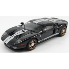 1:18 Масштабная модель Ford GT 2004 Black / White Stripes