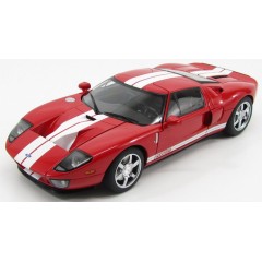 1:18 Масштабная модель Ford GT 2004 Red with White Stripe
