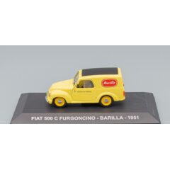 1:43 Масштабная модель FIAT 500c Furgoncino Van Barilla (1951), yellow
