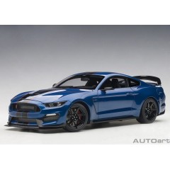 1:18 Масштабная модель Ford Shelby Mustang GT350R 2017 (blue)