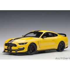 1:18 Масштабная модель Ford Shelby Mustang GT350R 2017 (yellow / black)