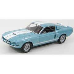1:18 Масштабная модель Ford Shelby Mustang GT500 1967 (Blue/White Stripes)