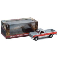 1:18 Масштабная модель GMC K-2500 Sierra Grande Wideside Pick-Up 1984 Silver/Red