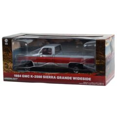 1:18 Масштабная модель GMC K-2500 Sierra Grande Wideside Pick-Up 1984 Silver/Red