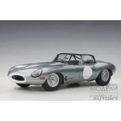 1:18 Масштабная модель Jaguar Lightweight E-Type 2015 (silver)