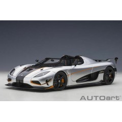 1:18 Масштабная модель Koenigsegg Agera RS (silver / orange accents)