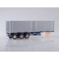 1:43 Масштабная модель Полуприцеп-контейнеровоз МАЗ-938920