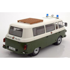1:18 Масштабная модель BARKAS B1000 Bus "Volkspolizei" (Народная полиция ГДР) 1965 Green/White