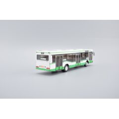 1:43 Масштабная модель Автобус МАЗ-103, Москва, бело-зеленый